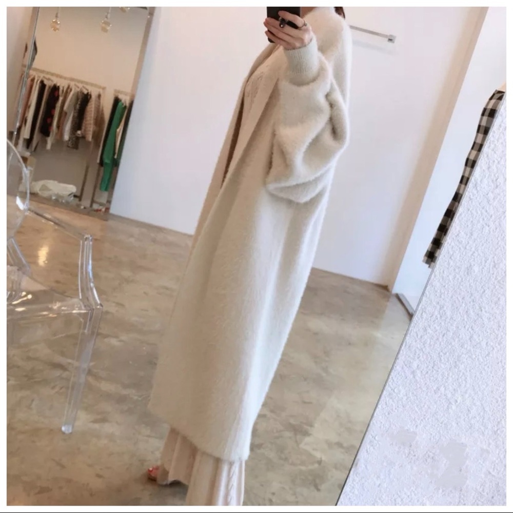 🌺 The Lukah Long Teddy Bear Soft Cardigan Sweater - Picture 10 of 11